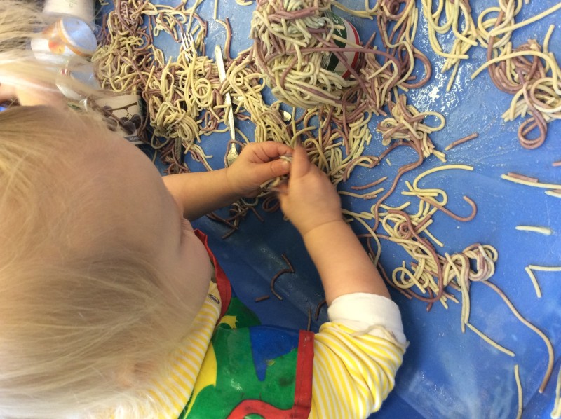 Tiny Tigers sensory play